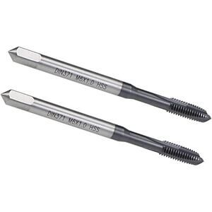 Round Shank with Square End, Metric Screw Tapping Bit for Thread Repair, 2pcs